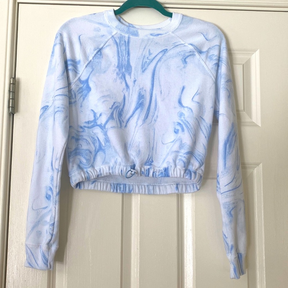Hollister cropped crewneck